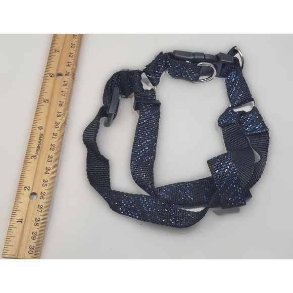 Black Blue White Speckled XS Extra Small Dog Harness Generic - Picture 1 of 1